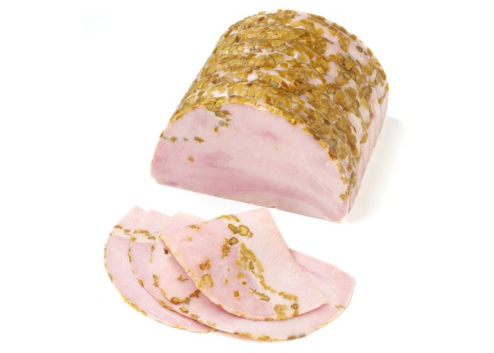 Truthahn Spargelbrust, mit grünem Spargeldekor (ca. 2000 g)