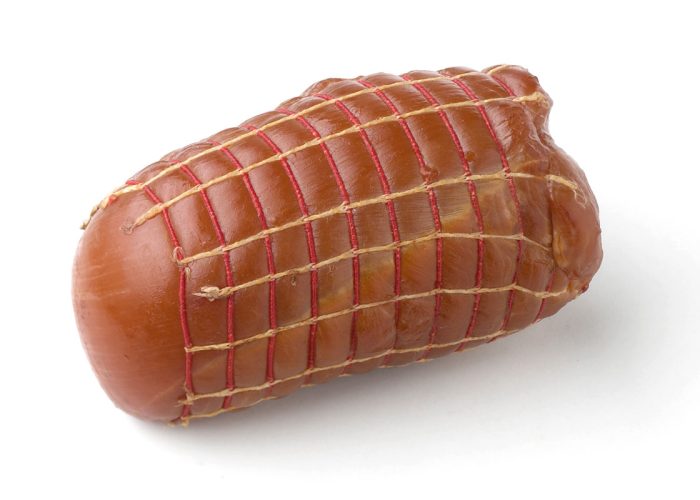 Putenfilet, kalt geräuchert, im Netz (ca. 350 g)