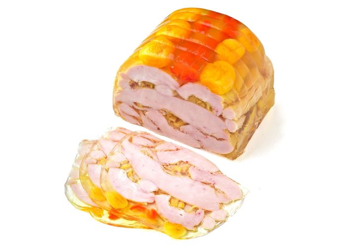 Hähnchenbrust Orientalisch, in Aspik (Tunnelform, ca. 1500 g)