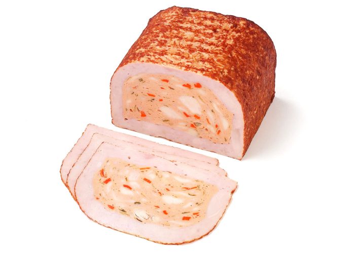 Geflügel Pastete Gärtnerin, gebraten (Tunnelform, ca. 1300 g)