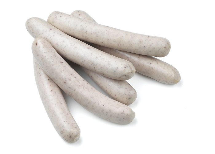 Geflügelbratwurst, im Saitling (25 x 50 g = 1.250 g/Pa. egalisiert)