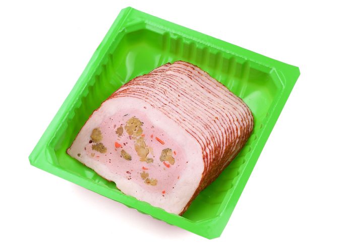 Geflügel Brokkoli Pastete, geschnitten (500 g MAP-Schale)